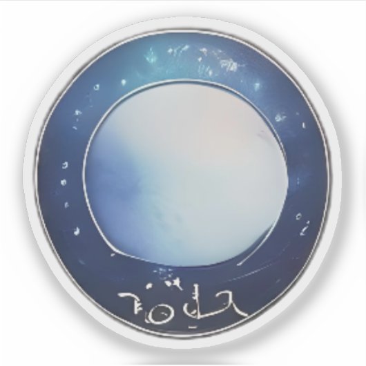 Halo van de Afgrond Sticker (Voorkant)