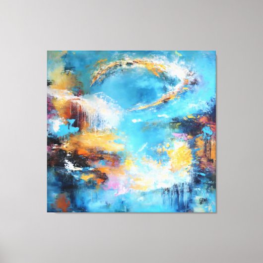 Halo van Getijden Canvas Afdruk (Voorkant)