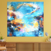Halo van Getijden Canvas Afdruk (Insitu (Woonkamer))