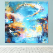 Halo van Getijden Canvas Afdruk (Insitu (Houten vloer))