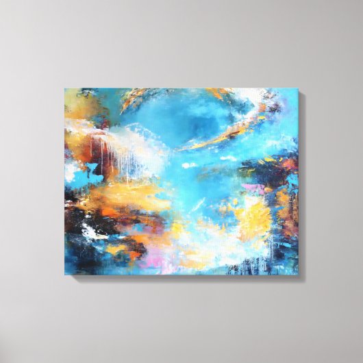 Halo van Getijden Canvas Afdruk (Voorkant)