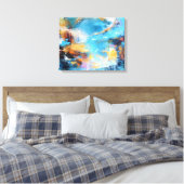 Halo van Getijden Canvas Afdruk (Insitu (Slaapkamer))