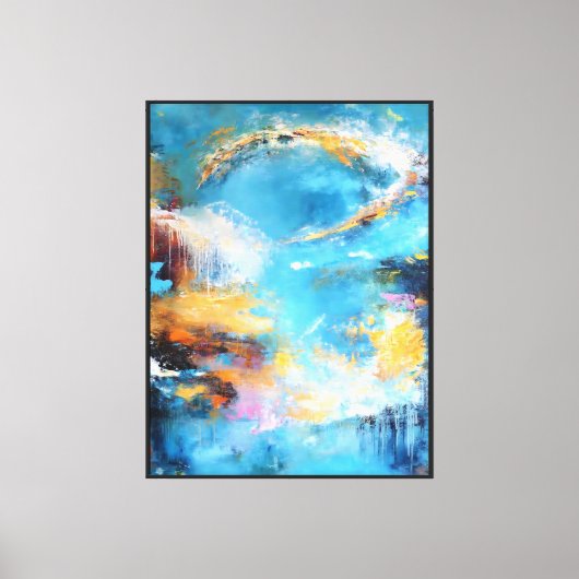 Halo van Getijden Canvas Afdruk (Voorkant)