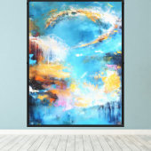 Halo van Getijden Canvas Afdruk (Insitu (Houten vloer))