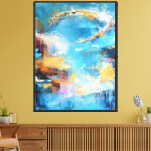 Halo van Getijden Canvas Afdruk (Insitu (Woonkamer))