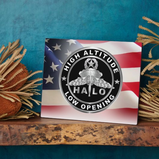 HALO-vleugels (High Altitude Low Opening) Fotoplaat (Zijkant)