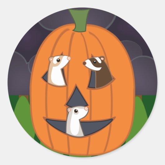 Halo-wezel Stickers (Voorkant)