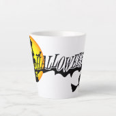 haloeen latte mok (Voorkant)