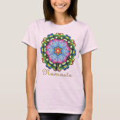 Halogeen Namaste Kaleidoscoop T-shirt (Voorkant)