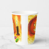 Halogeen pomfijngezicht papieren bekers (Rechts)