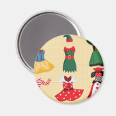 halogeenkostuums magneet (Voorkant / Achterkant)