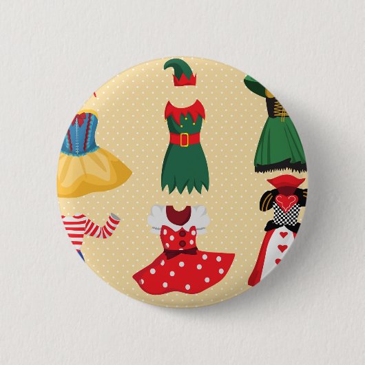 halogeenkostuums ronde button 5,7 cm (Voorkant)