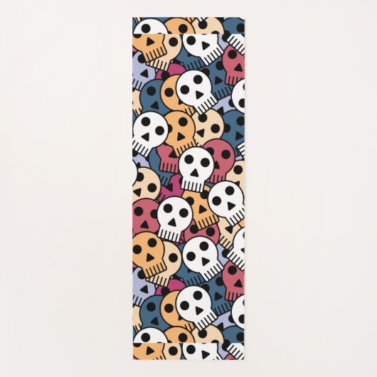 halogeenschedels yogamat (Voorkant)