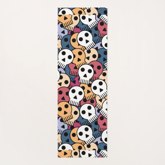 halogeenschedels yogamat (Achterkant)