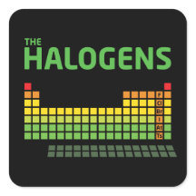 Halogenen stickers - vel van 20