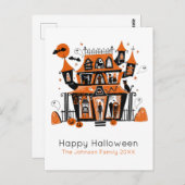 Haloloween Briefkaart (Voorkant / Achterkant)