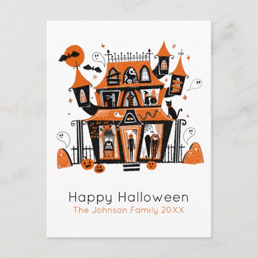 Haloloween Briefkaart (Voorkant)