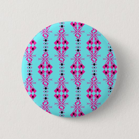 Halona ~ Happy Fortune Ronde Button 5,7 Cm (Voorkant)