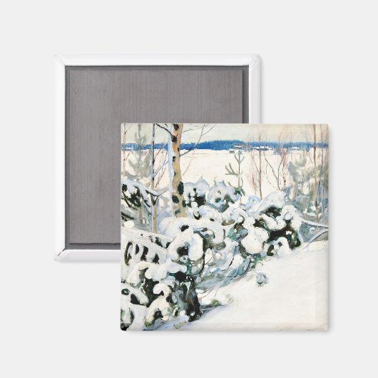 Halonen - Winter bij Kinahmi Magneet (Voorkant / Achterkant)