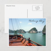 halong bay boot briefkaart (Voorkant / Achterkant)