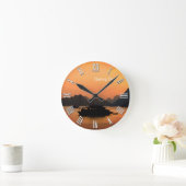 Halong Bay-boten, Vietnam Golden Sunset, Zee Ronde Klok (Huis)