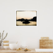 Halong Bay & Golden Sunset, Vietnam Poster (Keuken)