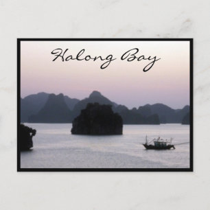 halong bay silhouette briefkaart