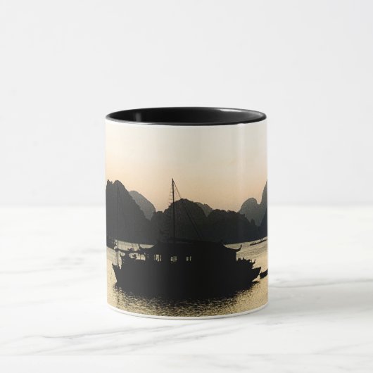 Halong Bay, Sunset, Vietnam Art (Holiday) Mok (Midden)