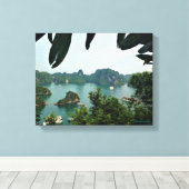 Halong Bay, Vietnam Canvas Afdruk (Insitu (Houten vloer))