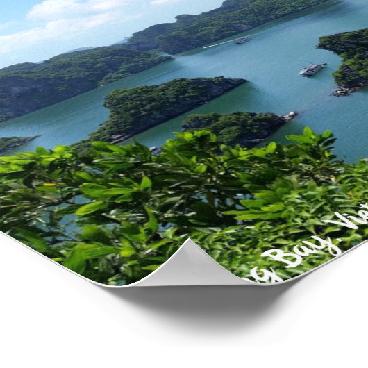 Halong Bay, Vietnam Custom Poster (Hoek)