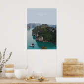 Halong Bay, Vietnam Reiswerk Poster (Keuken)