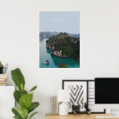 Halong Bay, Vietnam Reiswerk Poster (Thuiskantoor)