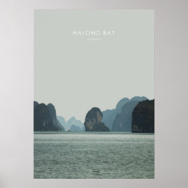 Halong Bay, Vietnam Reiswerk Poster
