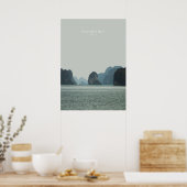 Halong Bay, Vietnam Reiswerk Poster (Keuken)