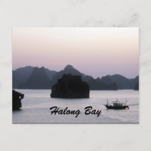 halong silhouette briefkaart