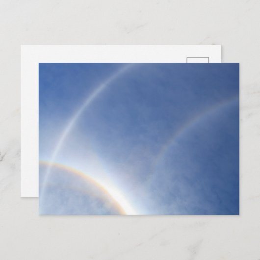 Halos rond de zon briefkaart (Voorkant / Achterkant)