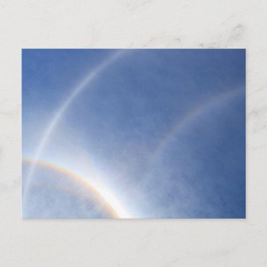 Halos rond de zon briefkaart (Voorkant)