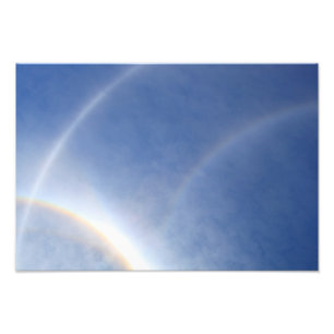 Halos rond de zon foto afdruk