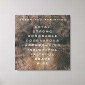 Halo's van graan #2 (24x24) canvas afdruk (Voorkant)