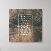 Halo's van graan #5 (24x24) canvas afdruk (Voorkant)