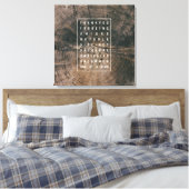 Halo's van graan #5 (24x24) canvas afdruk (Insitu (Slaapkamer))