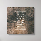 Halo's van graan #5 canvas afdruk (Voorkant)