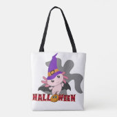 haloween Axolotl Tote Bag (Achterkant)
