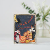 Haloween Greetings Briefkaart (Staand voorkant)