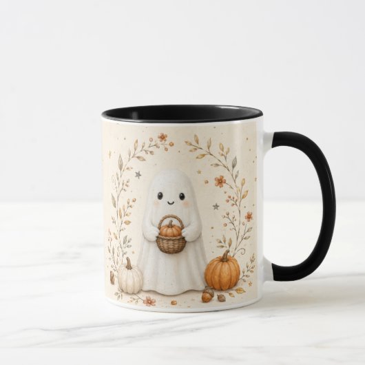 Haloween mok Geest Herfstbladeren (Rechts)