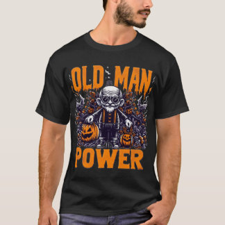 haloween oude man power T-Shirt