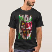 Haloween text clown afbeelding t-shirt (Voorkant)