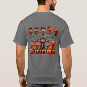 Haloween youtuber T-shirt (Achterkant)