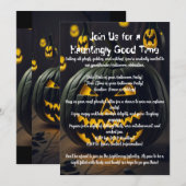 Haloweenpompoenen Kaart (Voorkant / Achterkant)