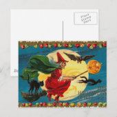     Haloweenwitch Briefkaart (Voorkant / Achterkant)